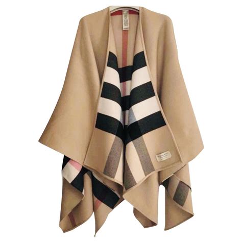 burberry reversible poncho|burberry poncho shawl pockets.